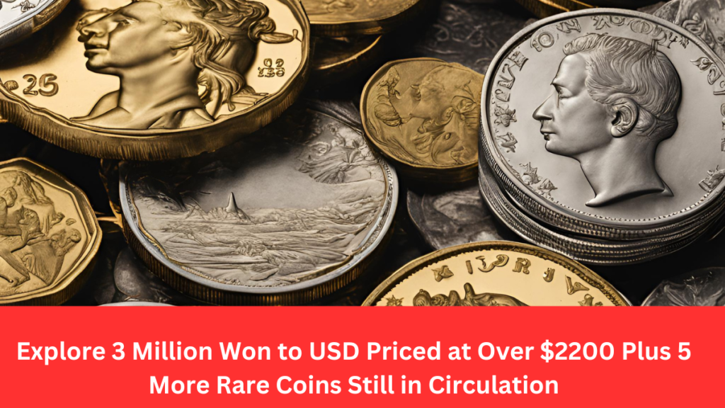 Explore 3 Million Won to USD Priced at Over $2200 Plus 5 More Rare Coins Still in Circulation